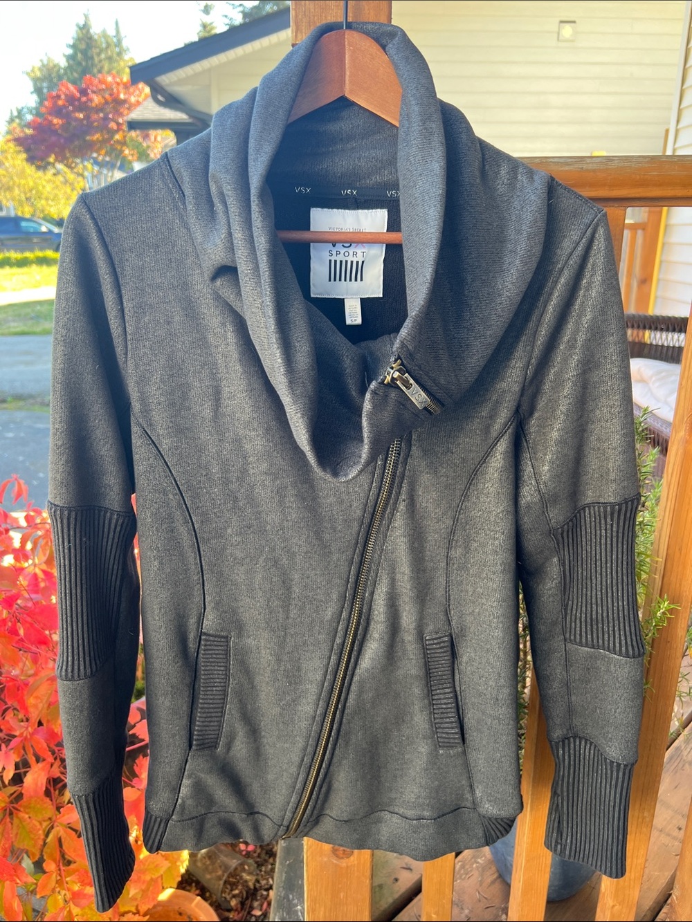Victoria’s Secret VSX Sport Asymmetrical Moto Wrap Jacket – Size S/P